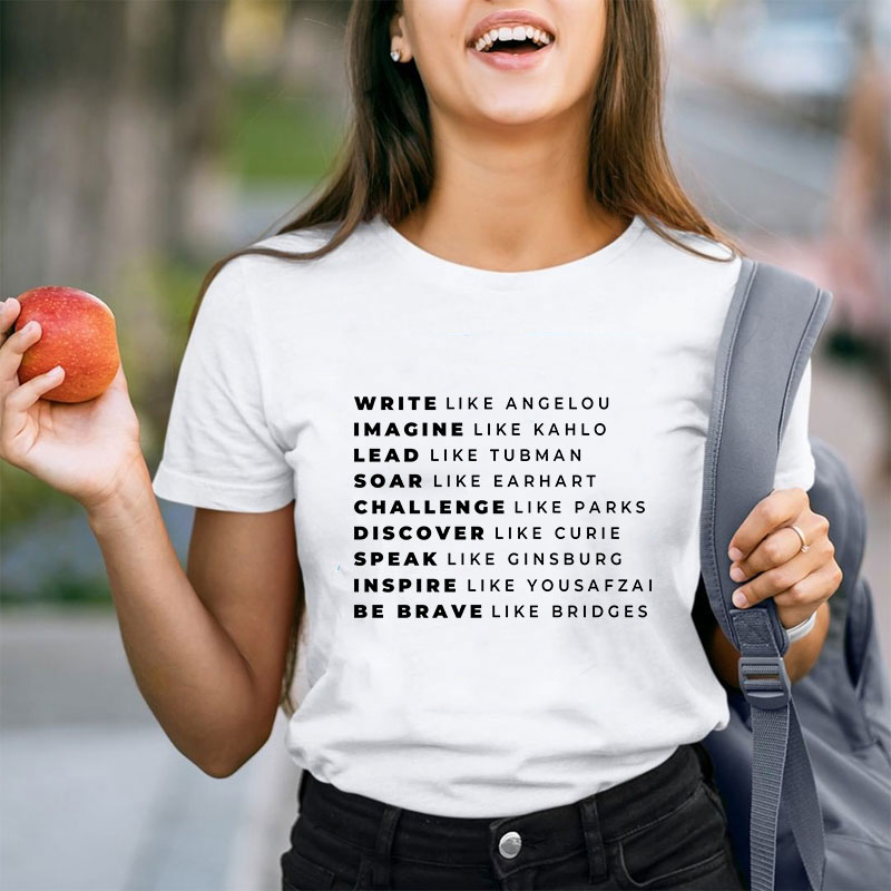 Empowered Women Teacher T-Shirt