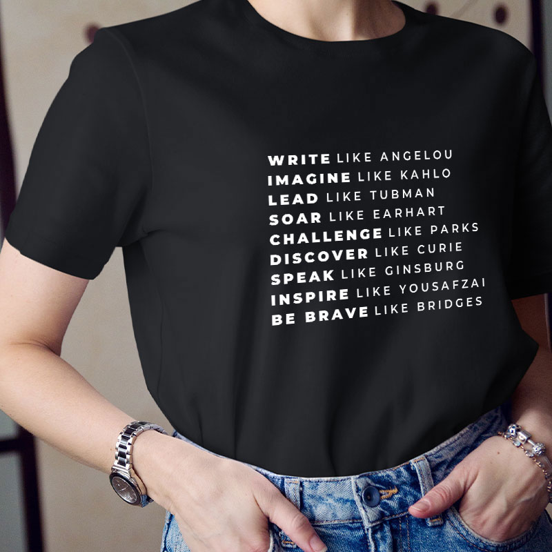 Empowered Women Teacher T-Shirt