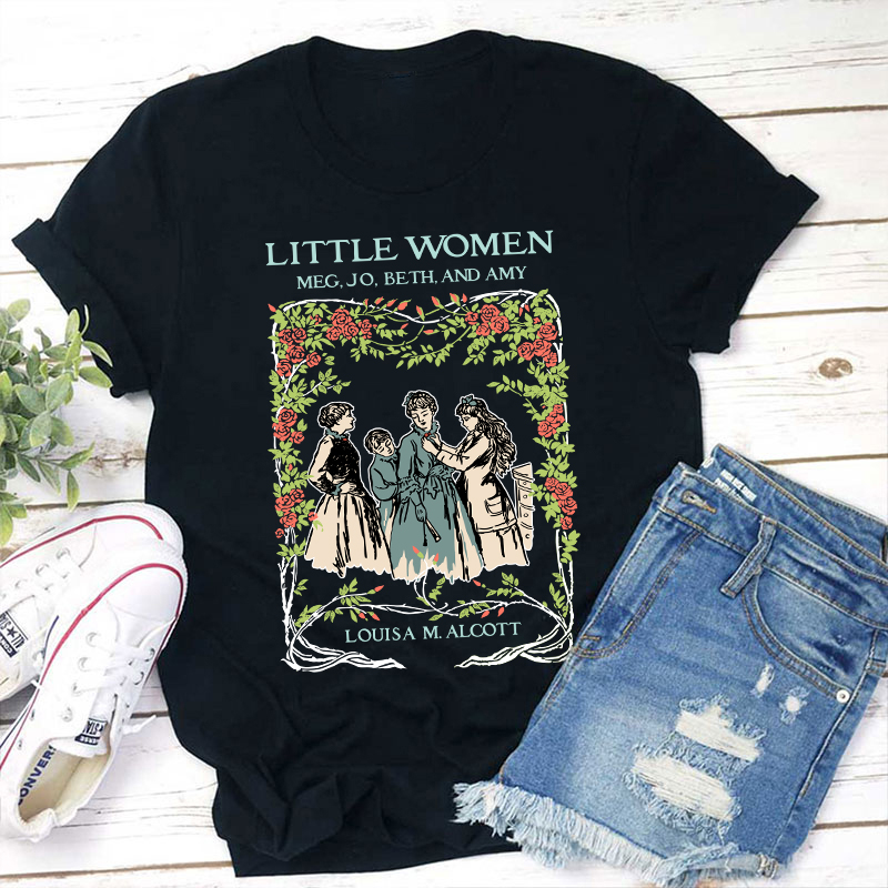 The Cover Of Little Women Teacher T-Shirt