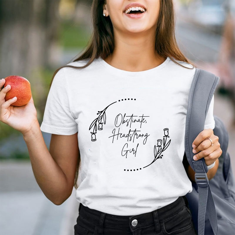 Pride And Prejudice Obstinate Headstrong Girls Teacher T-Shirt