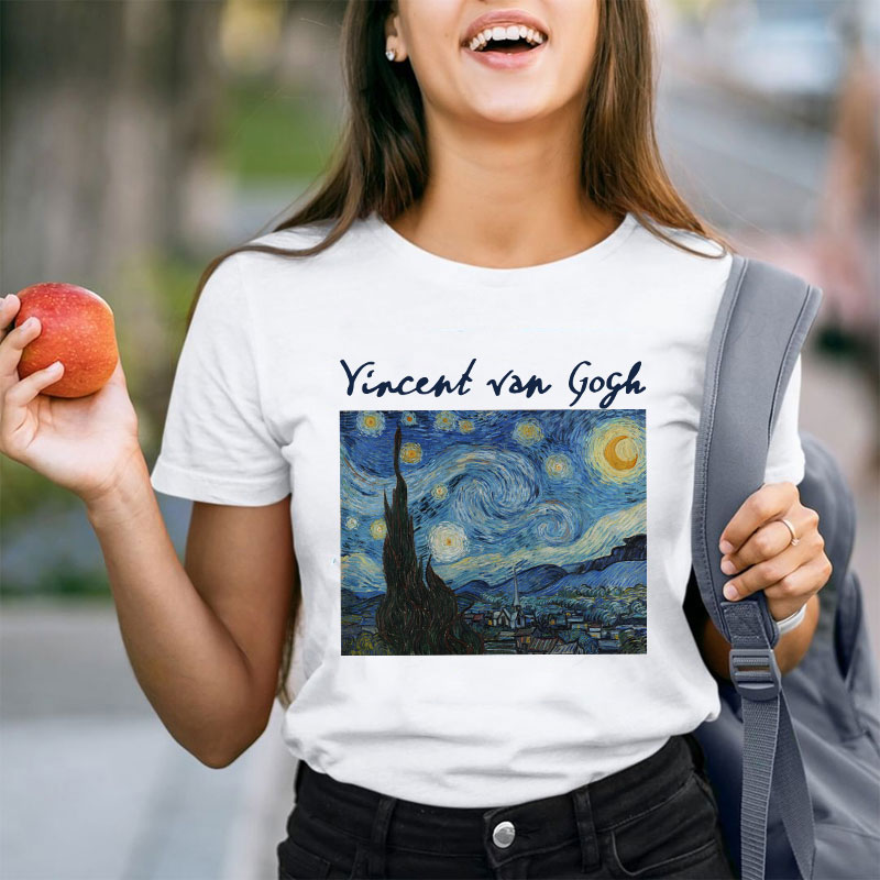 Starry Starry Night Teacher T-Shirt