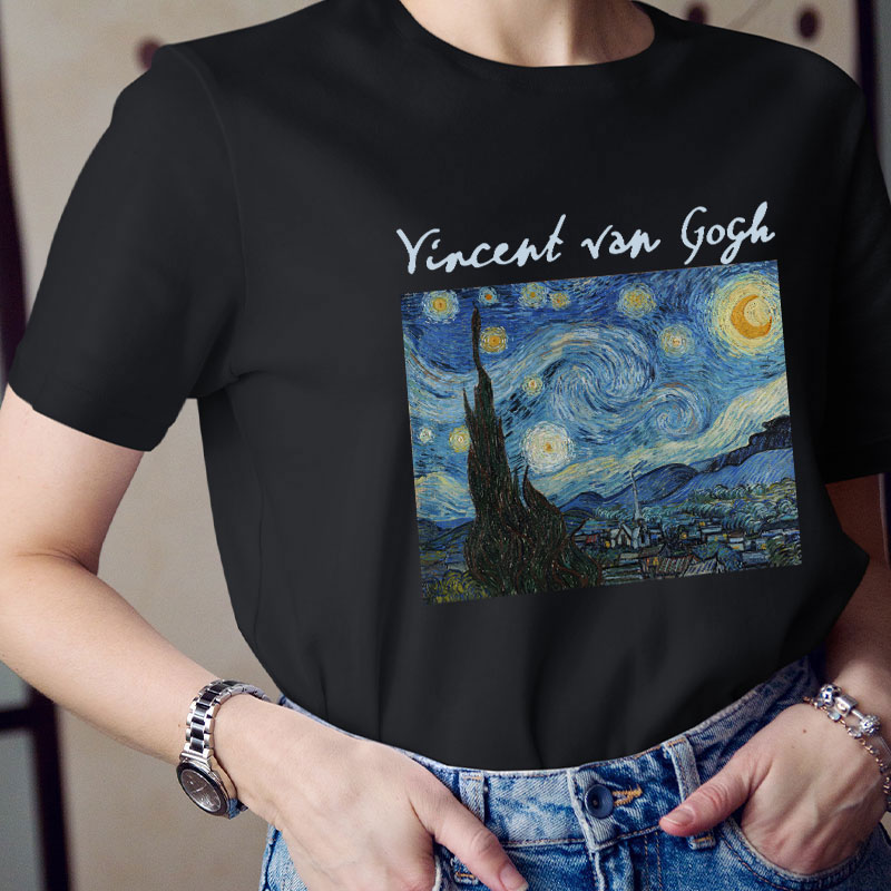 Starry Starry Night Teacher T-Shirt