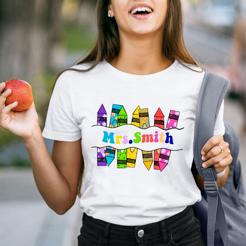 Personalized Teacher Name T-Shirt