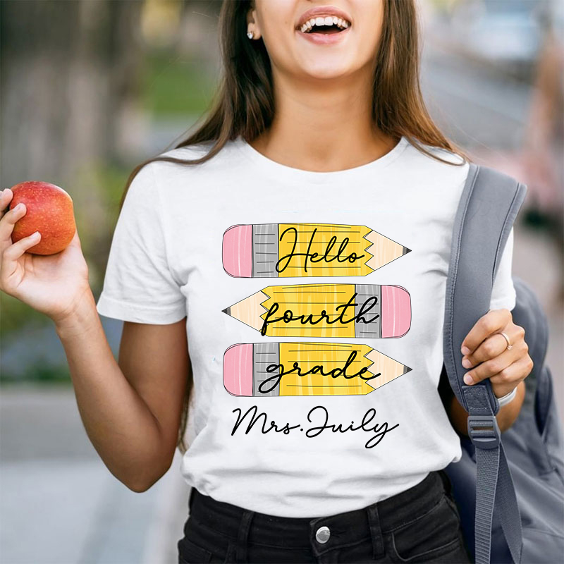 Personalized Teacher Name T-Shirt