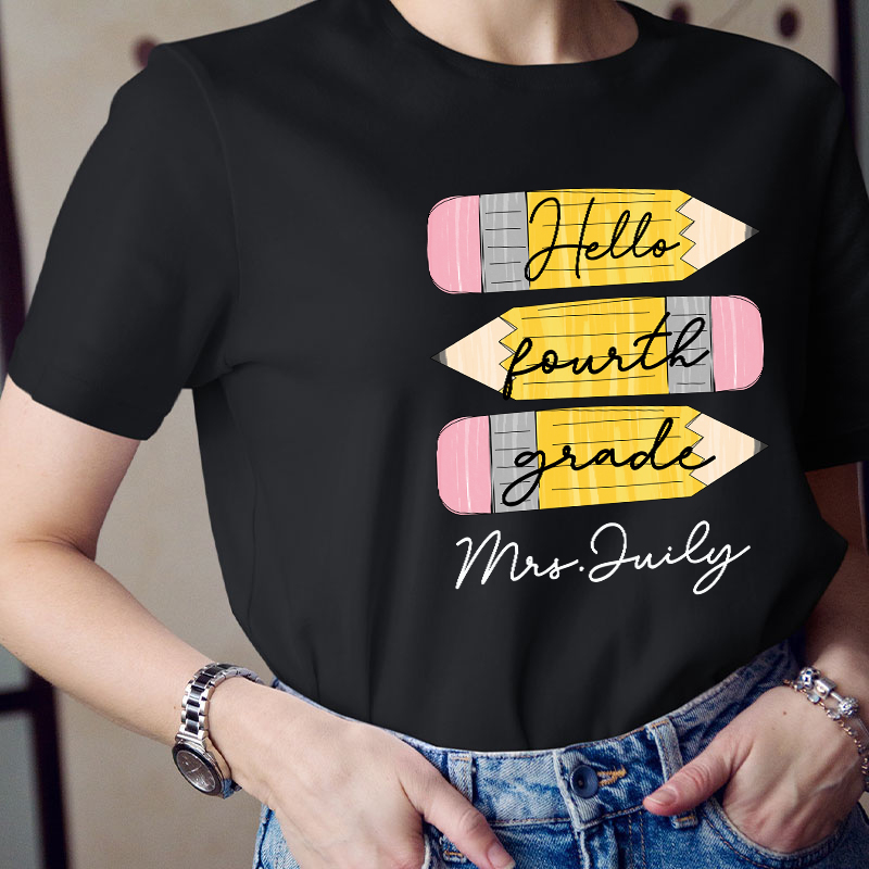 Personalized Teacher Name T-Shirt