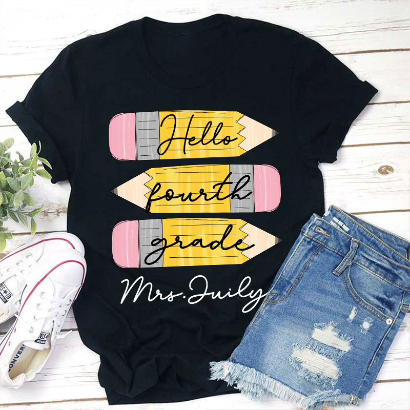Personalized Teacher Name T-Shirt Sale-Teachersgram