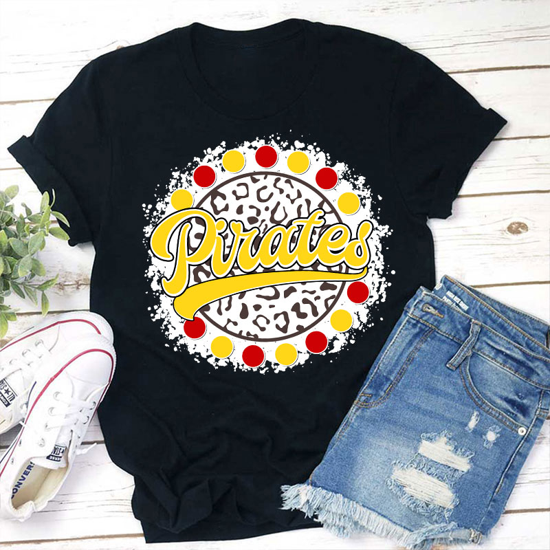Personalized Mascot Retro Vintage Style Teacher T-Shirt