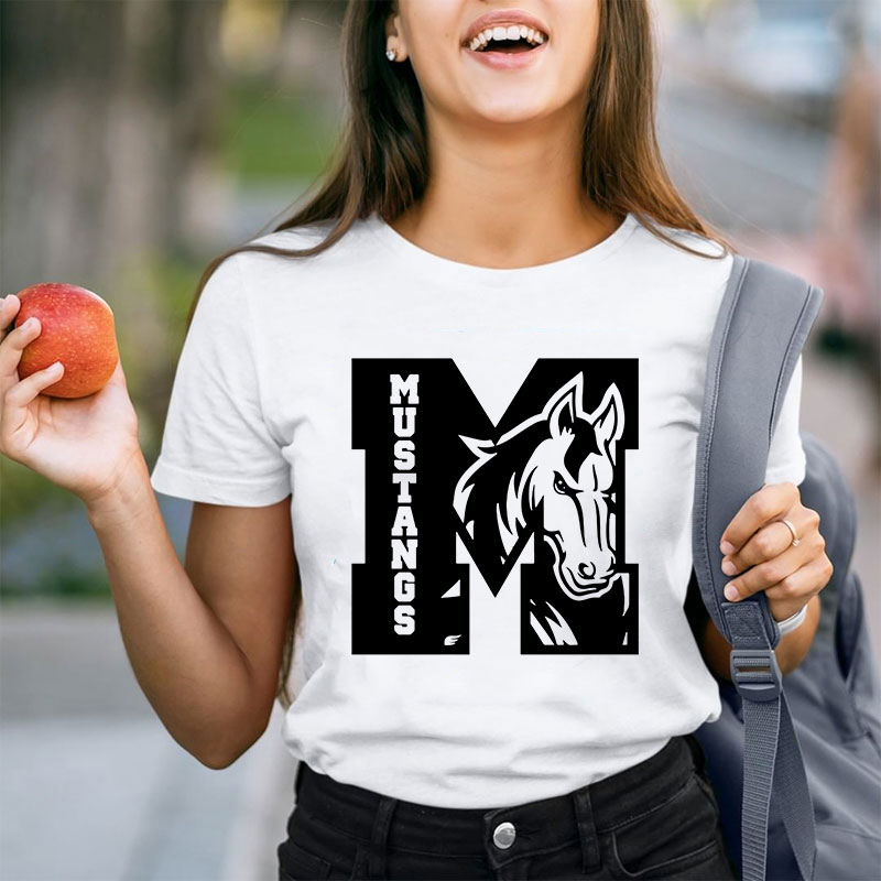 Personalized Sports Fan Team Mascot Teacher T-Shirt