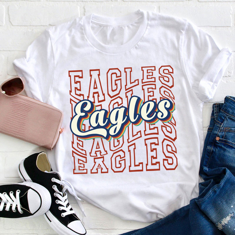 Personalized School Spirits School Mascot Teacher T-Shirt Sale-Teachersgram