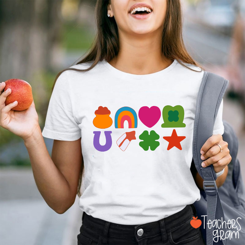 Lucky St Patricks Day Teacher T-Shirt