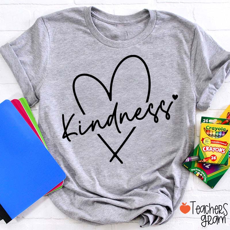 Kindness Valentine's Day Teacher T-Shirt