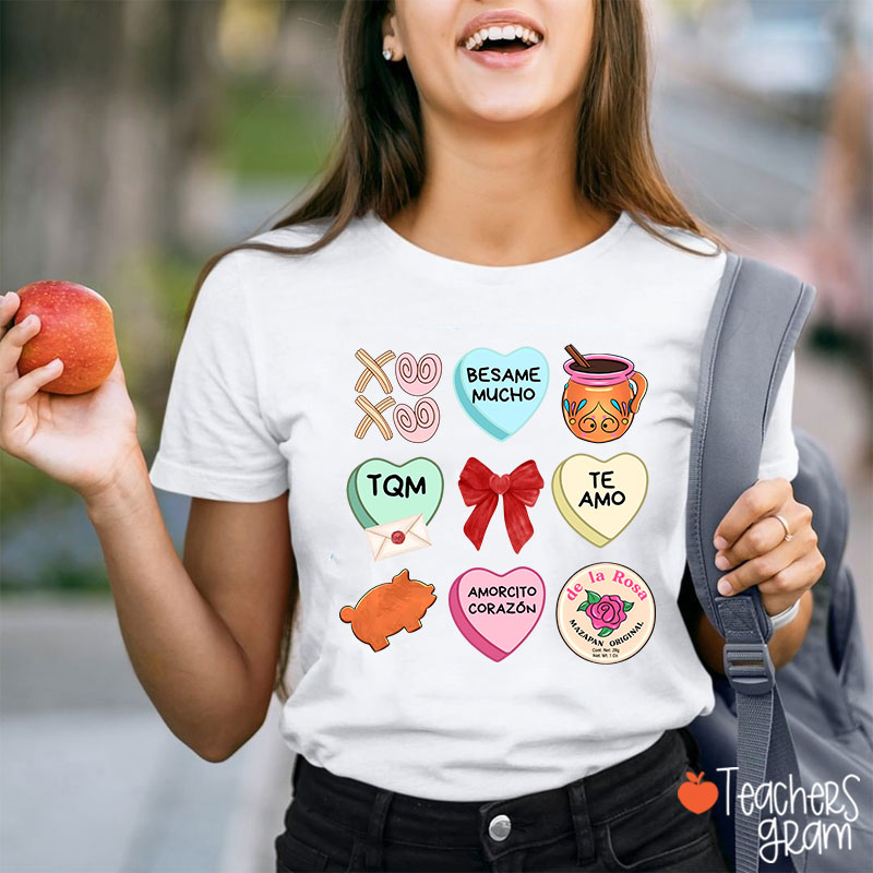 Love Stuff Spanish Teacher T-Shirt