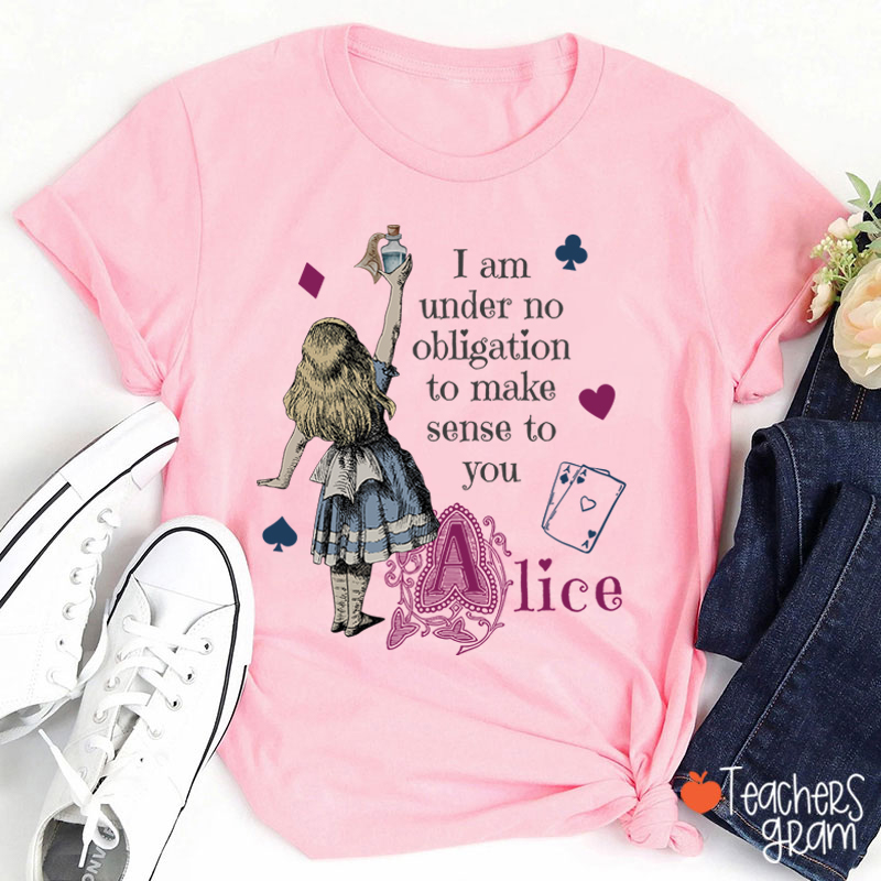 Vintage Alice in Wonderland Teacher T-Shirt