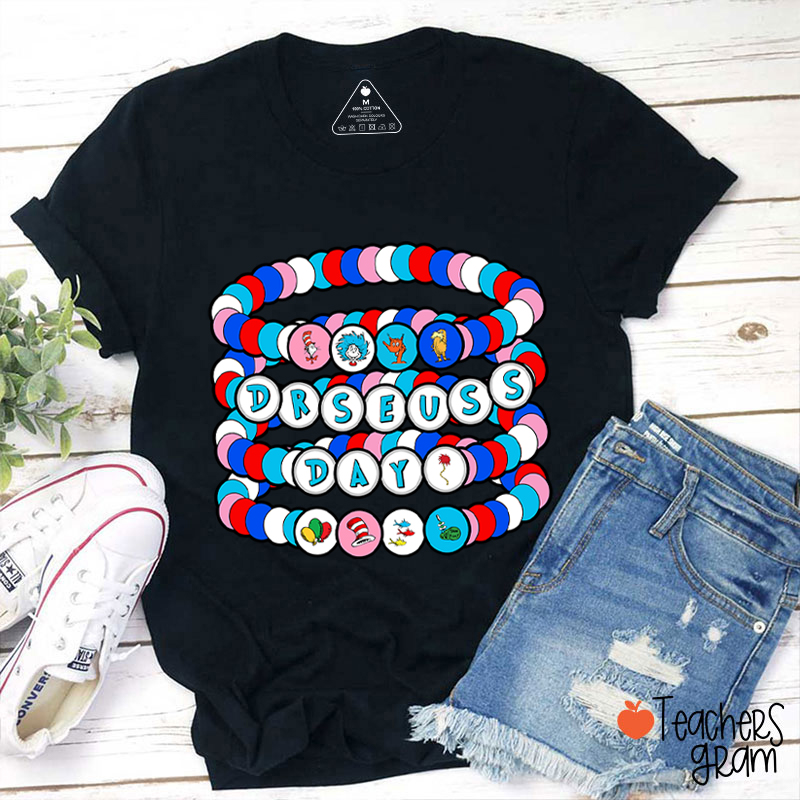 Reading Day Beads Teacher T-Shirt