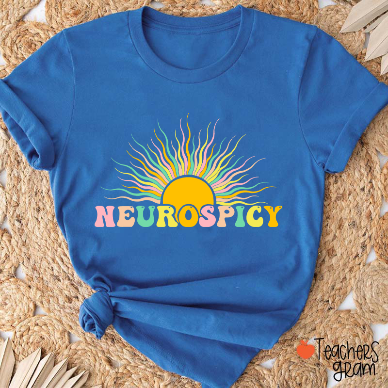 Neurospicy Autism Awareness Teacher T-Shirt
