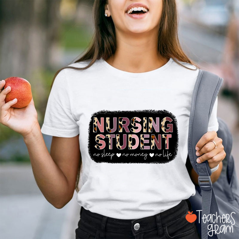 No Sleep No Student No Life T-Shirt