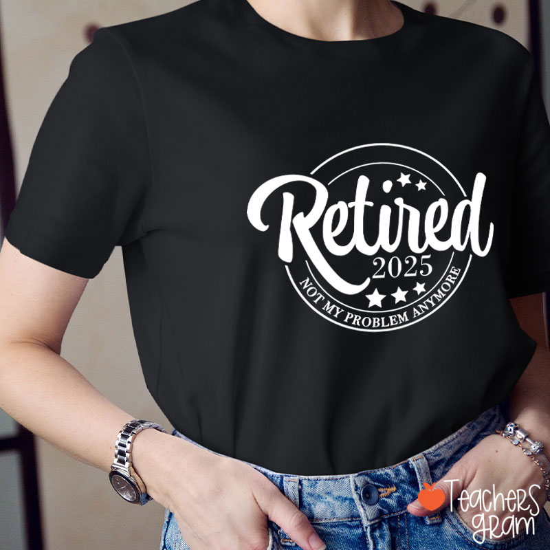 Personalized Year Retirement Gift Teacher T-Shirt