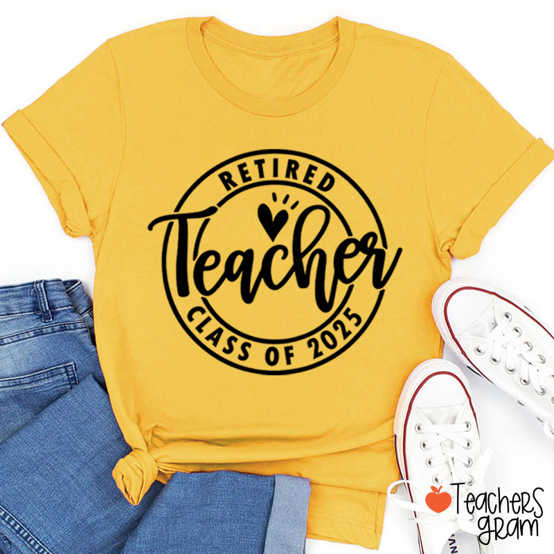 Personalized Looking Forward To Retirement Teacher T-Shirt