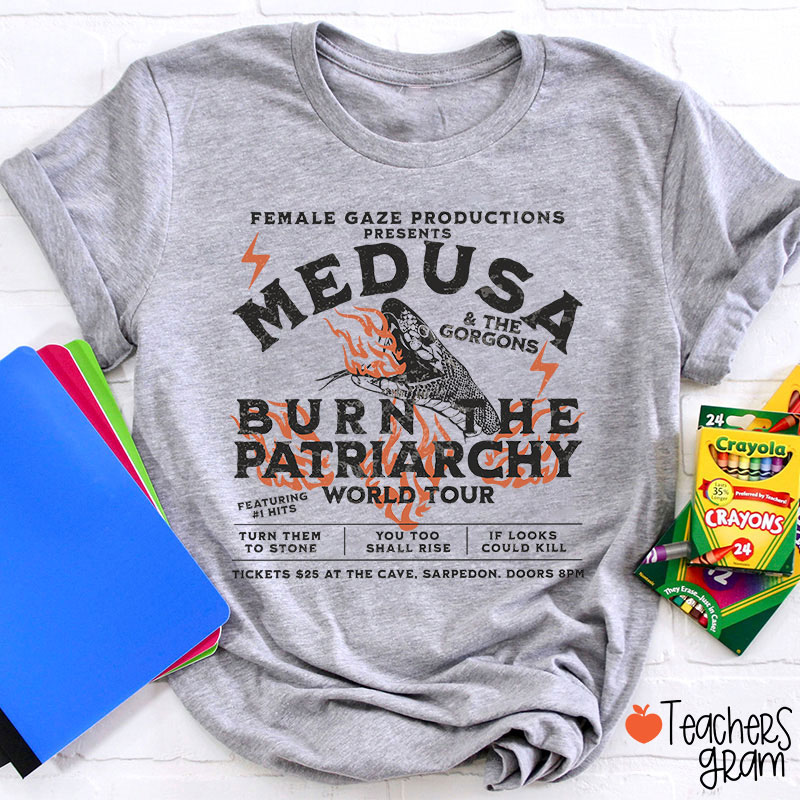 Female Gaze Productions Medusa Teacher T-Shirt