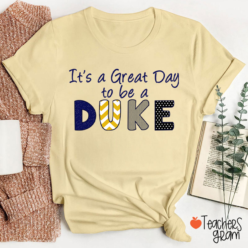 Personalized Mascot It's A Great Day To Be Teacher T-Shirt