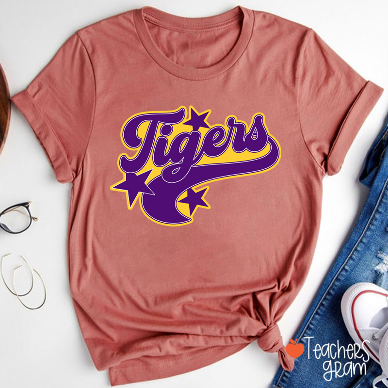 Personalized Mascot Star Team Teacher T-Shirt