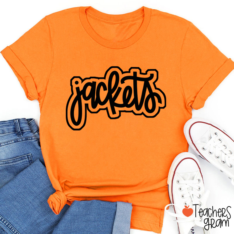 Personalized Mascot School Spirit Game Day Teacher T-Shirt