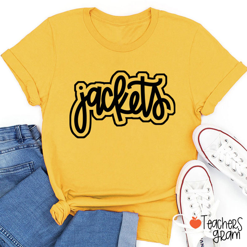 Personalized Mascot School Spirit Game Day Teacher T-Shirt