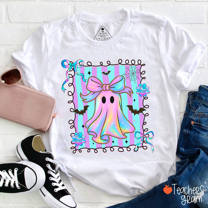 Neon Ghost Teacher T-Shirt