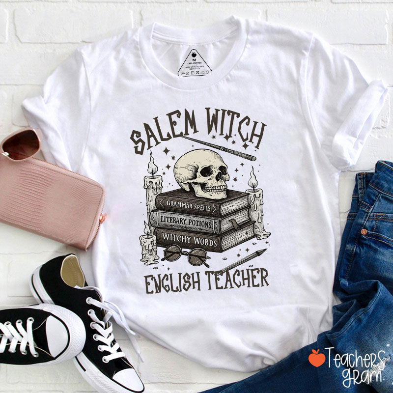 Salem Witch English Teacher Teacher T-Shirt
