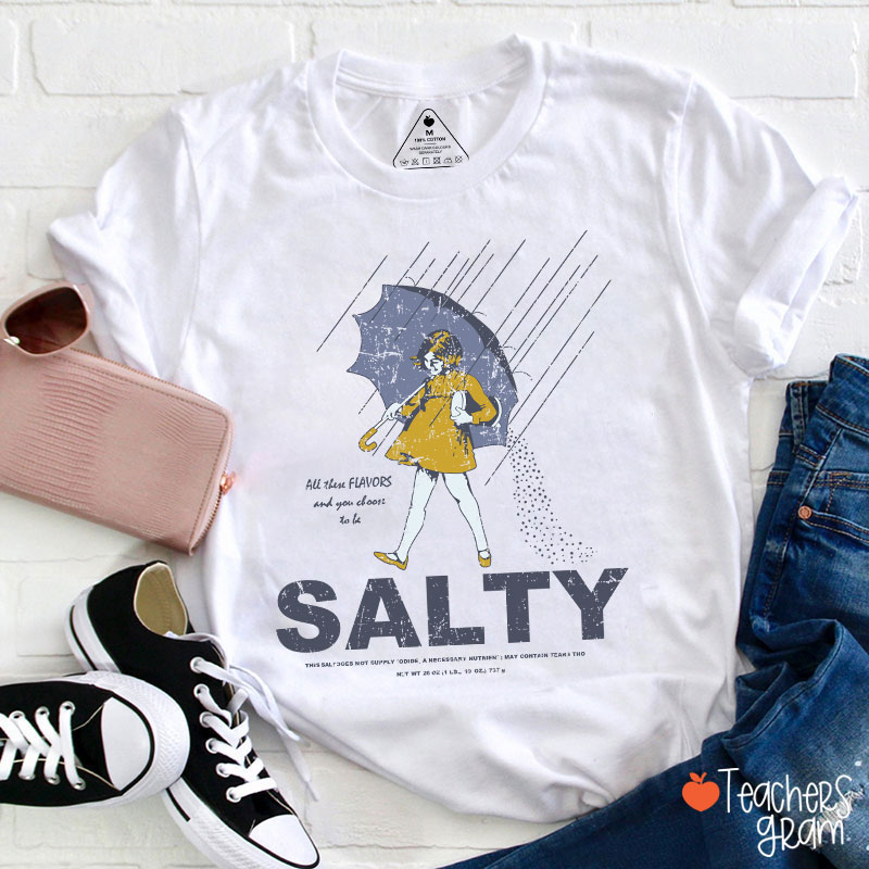 Salty Girl Teacher T-Shirt