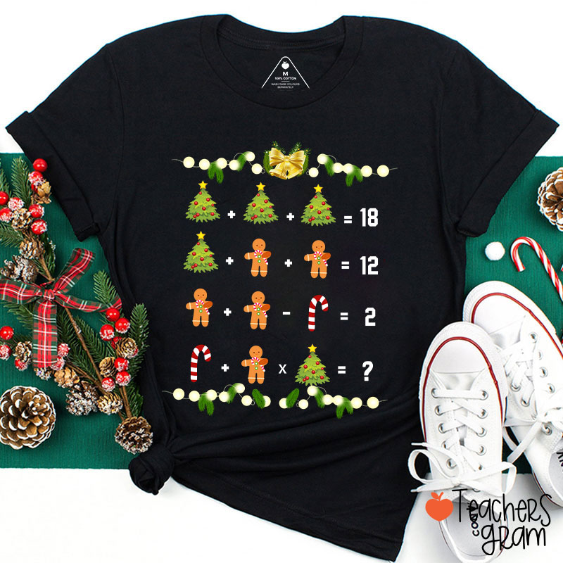 Christmas Math T-Shirt Sale-Teachersgram