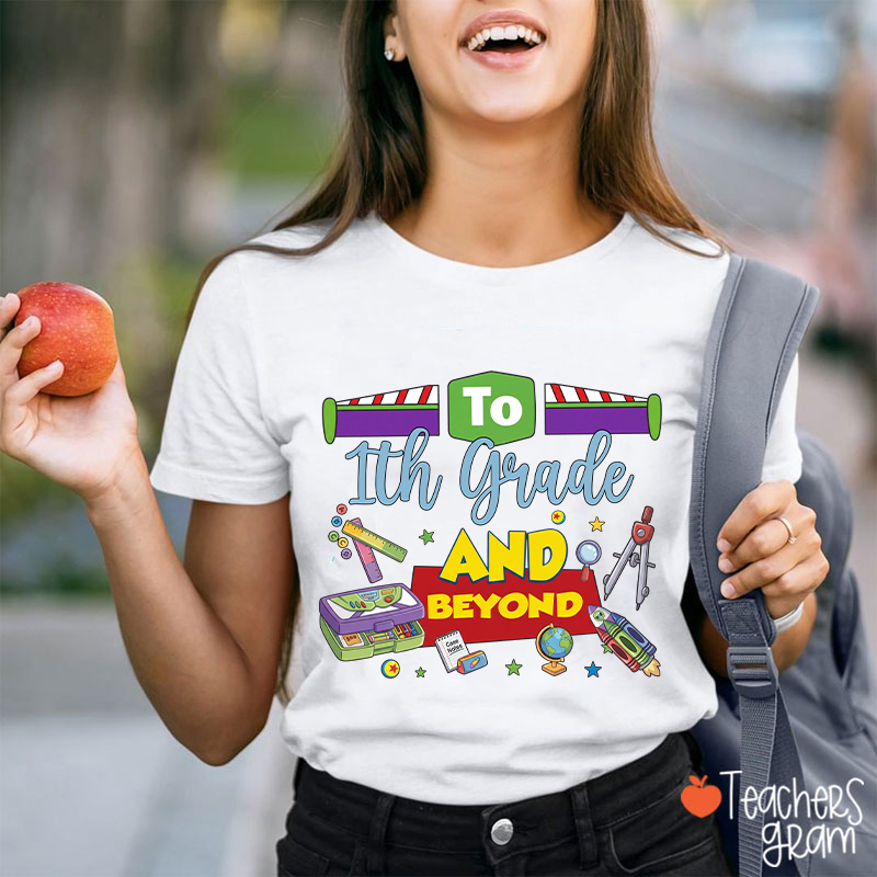 Personalized Grade Teacher Story Beyond Teacher T-Shirt