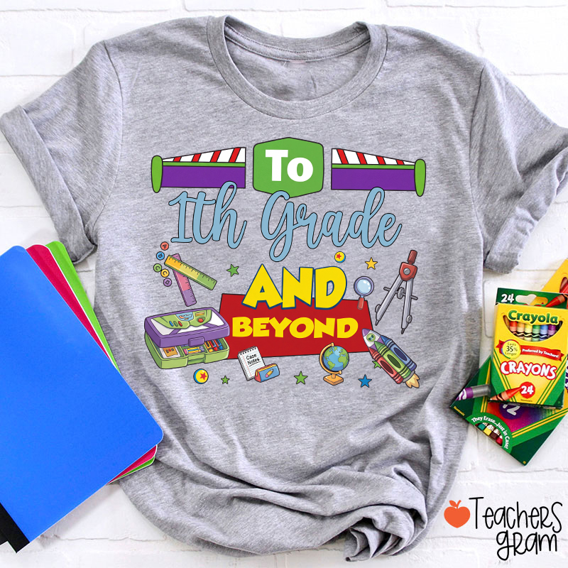 Personalized Grade Teacher Story Beyond Teacher T-Shirt