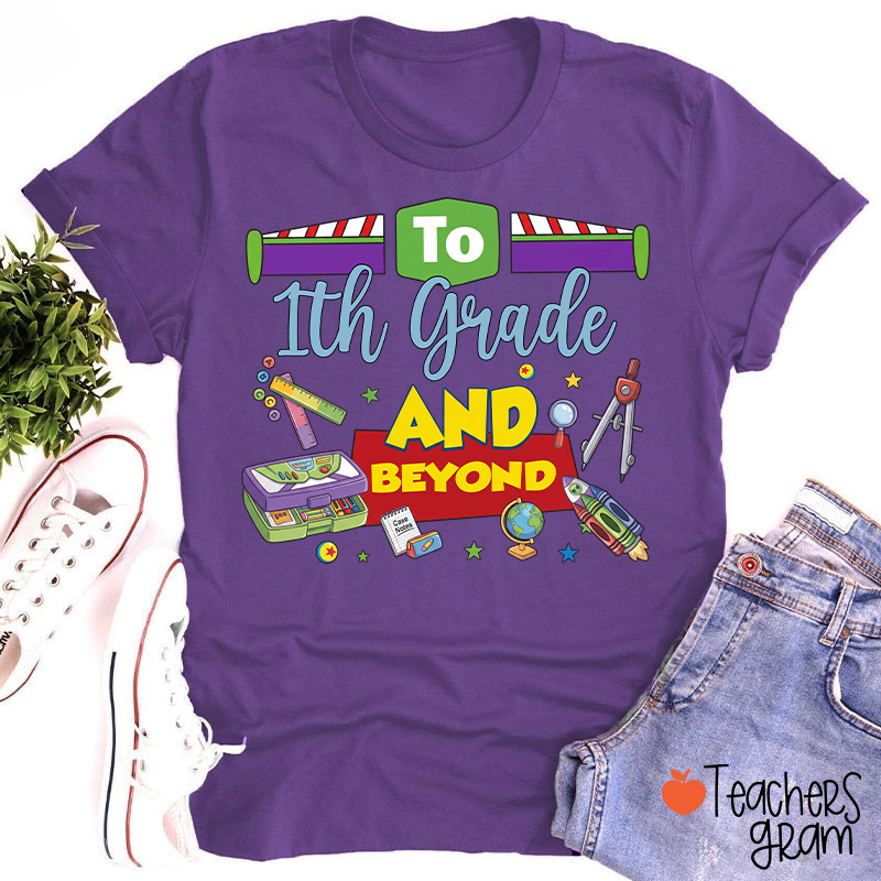 Personalized Grade Teacher Story Beyond Teacher T-Shirt