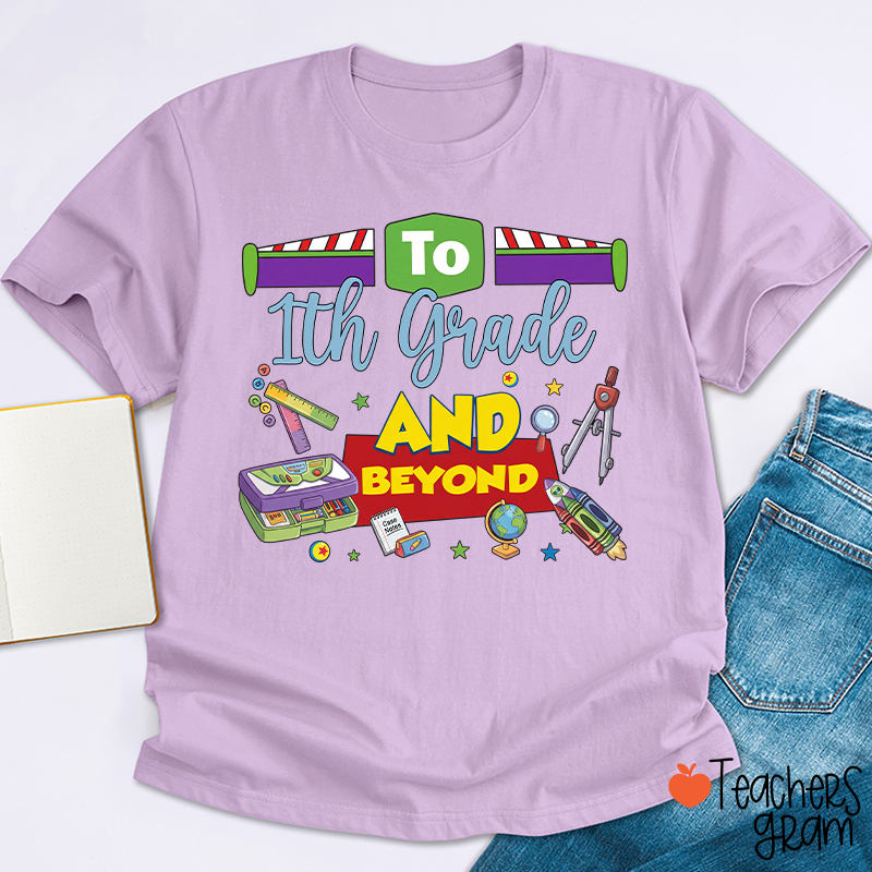 Personalized Grade Teacher Story Beyond Teacher T-Shirt