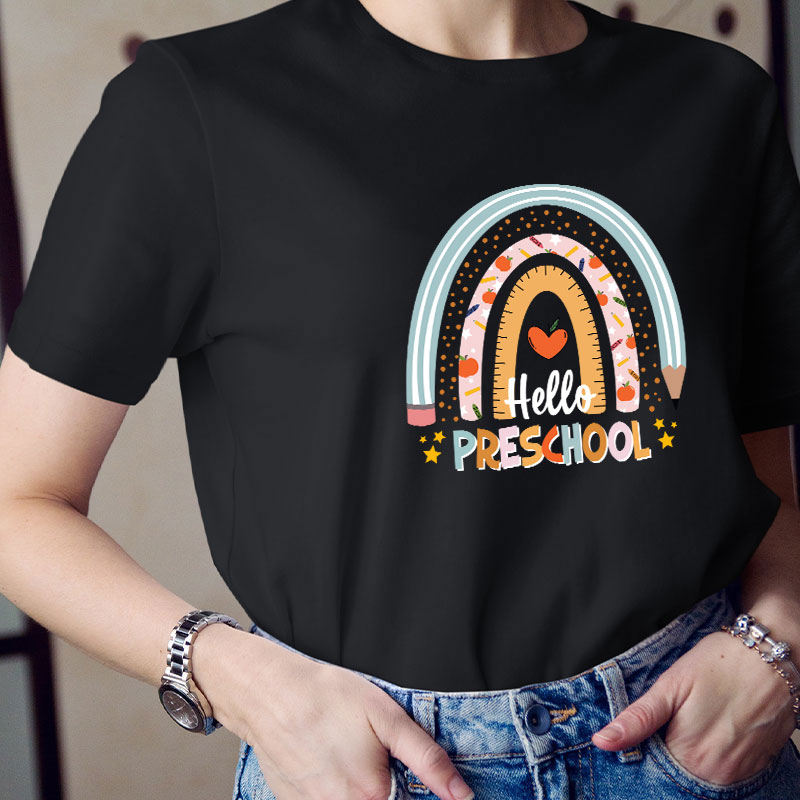 Personalized Hello Preschool T-Shirt
