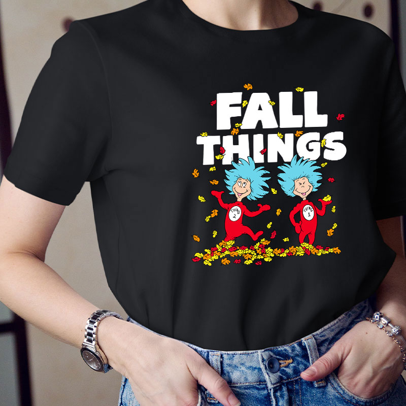 Fall Things Teacher T-Shirt