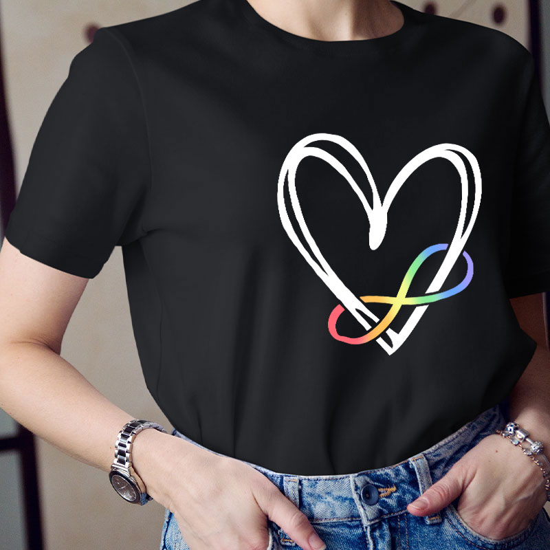 Autism Heart Teacher T-Shirt