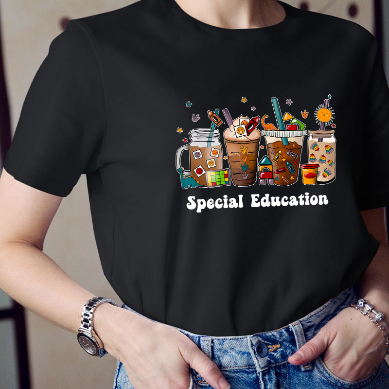 Special Education Beverage Teacher T-Shirt