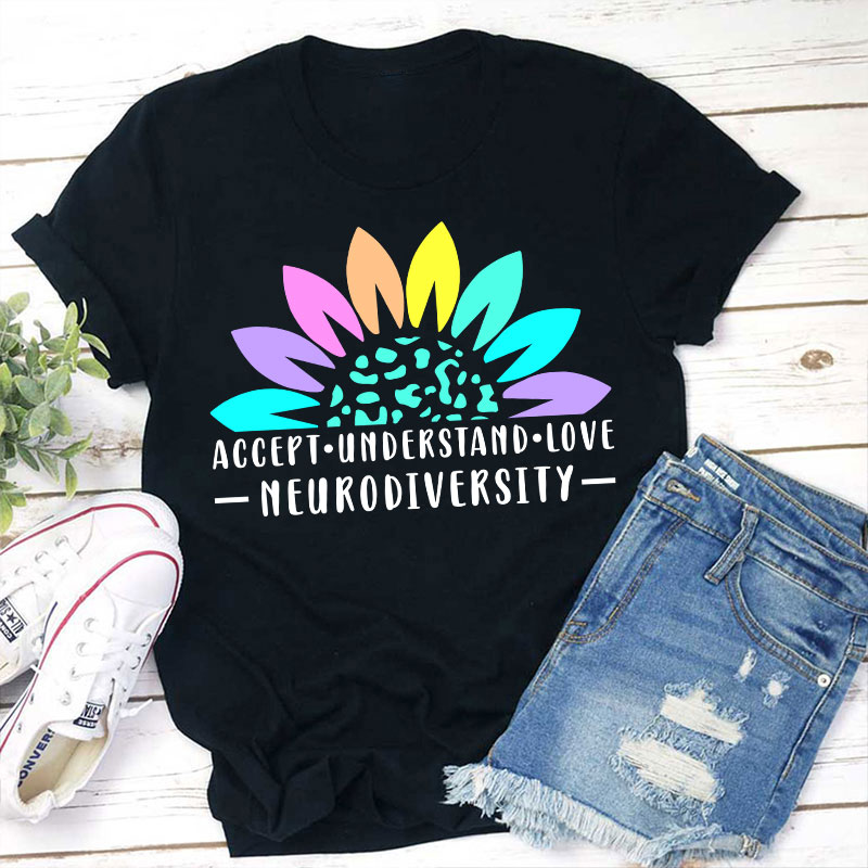 Accept Understand Love Teacher T-Shirt