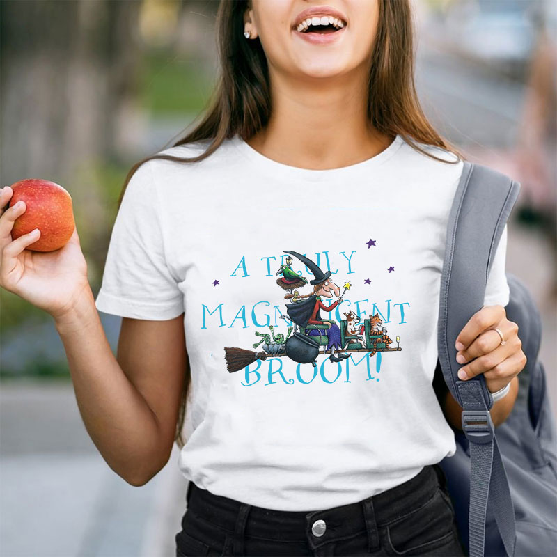 Room On The Broom Witch Teacher T-Shirt