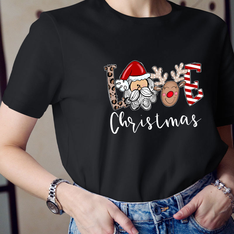 Love Christmas Teacher T-Shirt