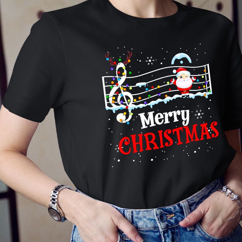 La La La Merry Christmas Teacher T-Shirt