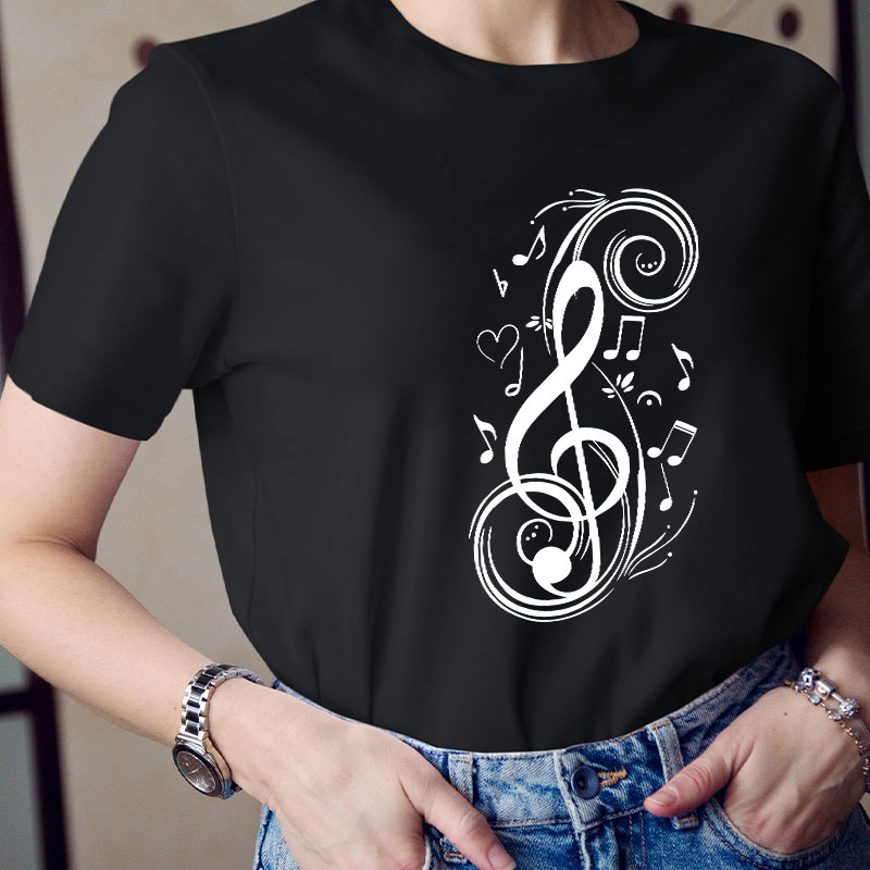 Musical Note Teacher T-Shirt