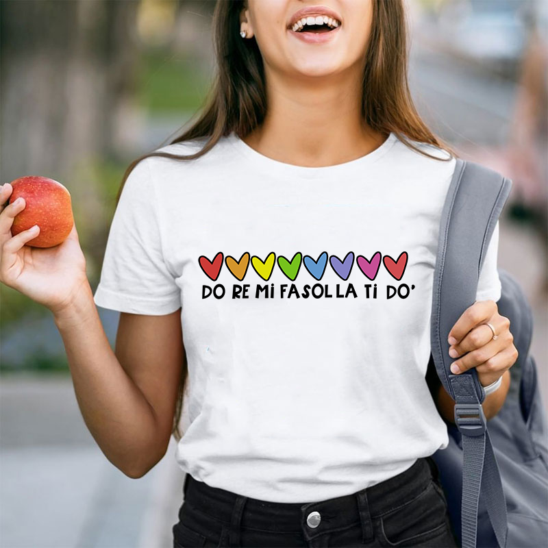 Do Re Mi Fa Teacher T-Shirt