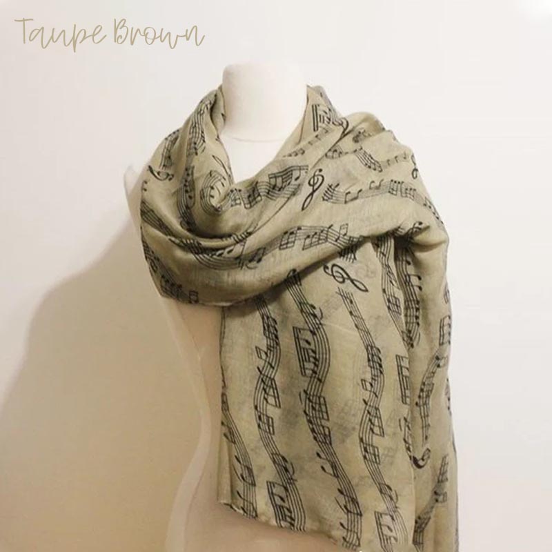 Music Note Scarf