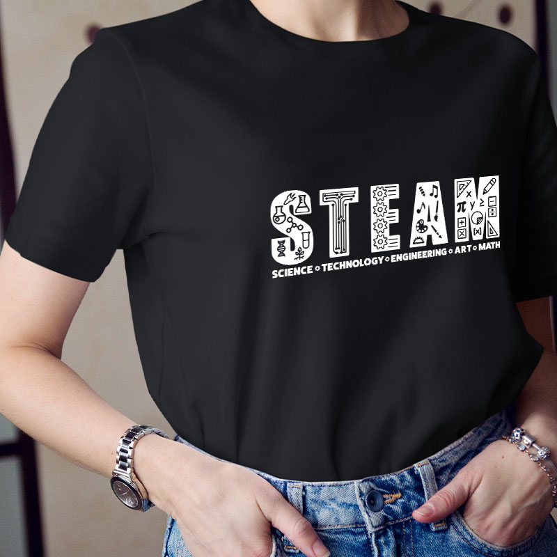 Science Technology Engineering Art Math Teacher T-Shirt
