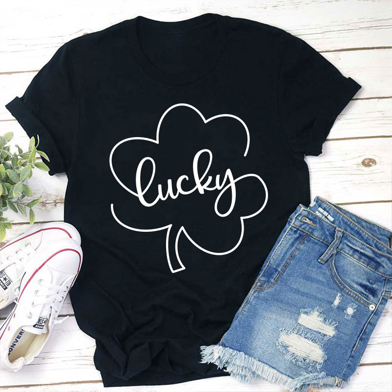Lucky Clover Teacher T-Shirt