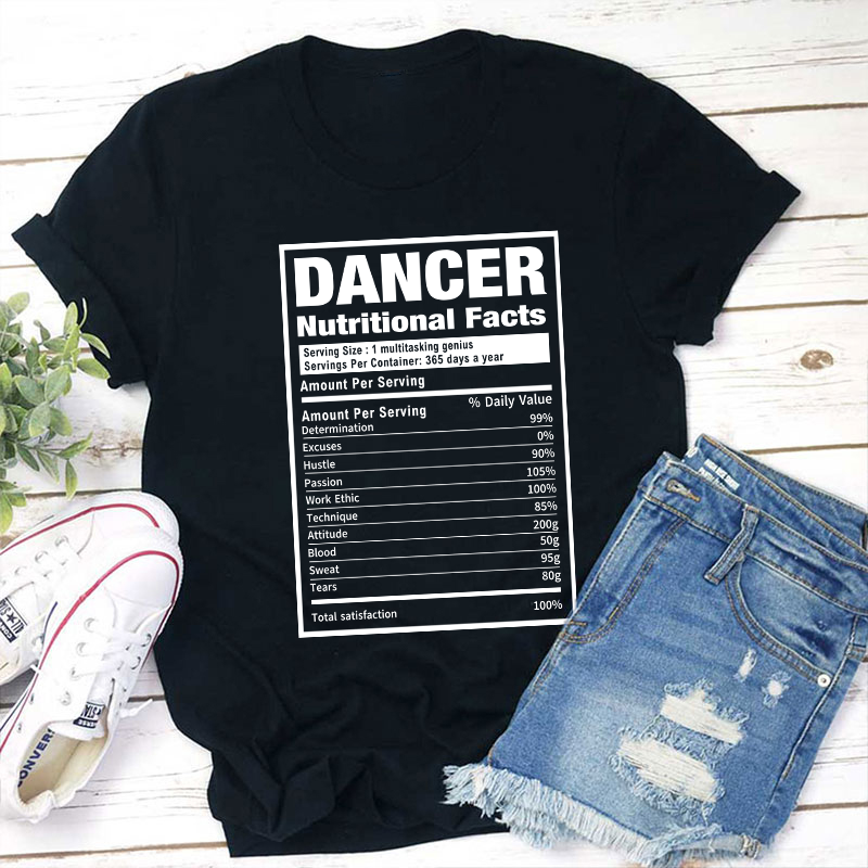 Dancer Nutrition Teacher T-Shirt Sale-Teachersgram