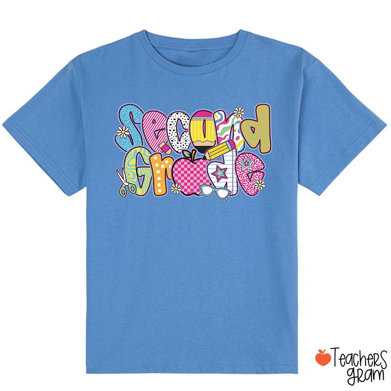 Personalized Grade Apple First Day Class T-Shirt
